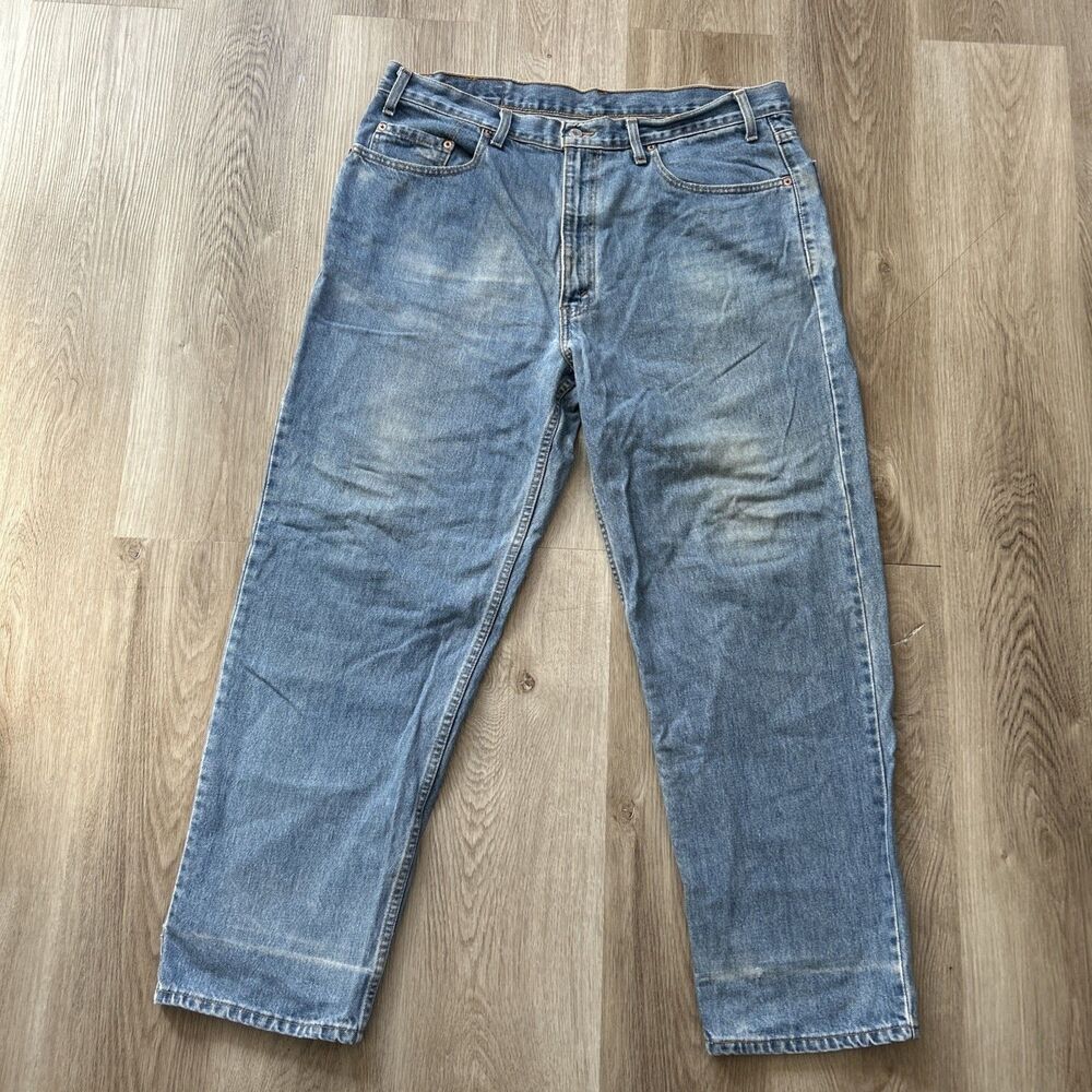 Levis 550 Jeans Mens 40x30 Relaxed Fit Work Wear Denim Pants 100% Cotton 90s VTG